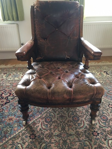 William maroon leather - william, iv