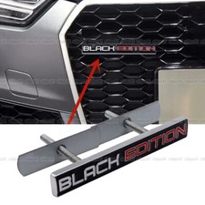 3D Metal Grille Black & Red