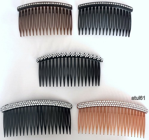 Crystal hair slide comb - hair,