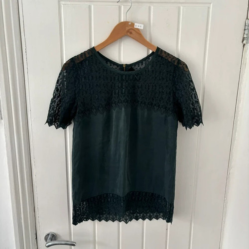 The kooples silk lace top - the,