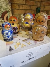 Set Of 4 Russian Woodern