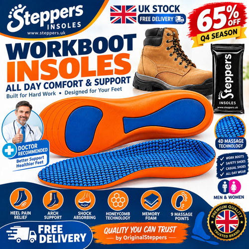 Work boots orthotic foot - work,