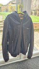 Superdry Men's Leather Jacket Size Large