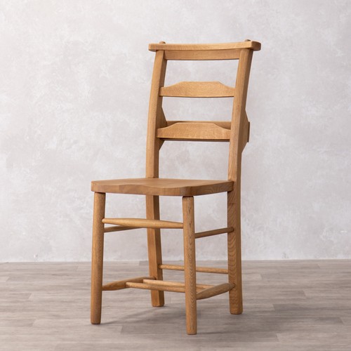 Solid oak chapel chair - solid,