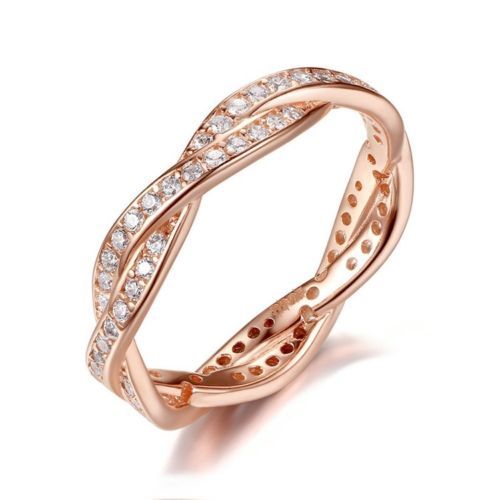 Genuine design rose gold - genuine, cz