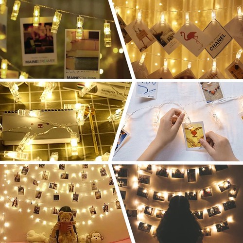 Photo clip string lights - photo,