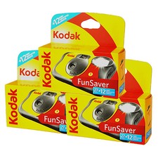 3x Kodak Fun Flash Disposable