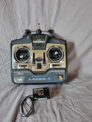 Vintage hitec laser 35mhz - 4, rc