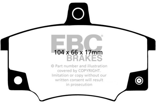 Ebc ultimax front brake pads - ultimax,