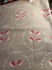 Vanessa Arbuthnott Down To Earth Apple Green, Raspberry Fabric Remnant