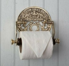 Traditional Design Toilet Roll Holder in Crown Fixture Victorian Style Brass