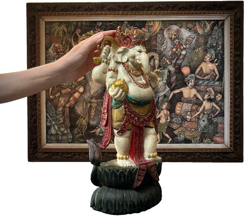 Vintage balinese statue - vintage,