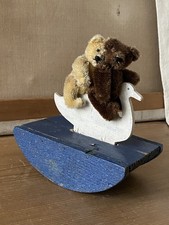 Antique Wooden Duck Swing Toy