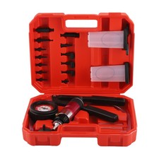 Hand Held Vacuum Pressure Pump Tester Kit Brake Fluid Bleeder Bleeding Test Tool