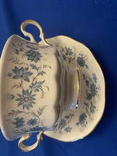 Colclough Braganza Handled Soup Coupe And Saucer