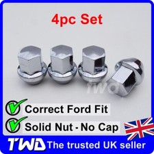 4x CHROME ALLOY WHEEL NUTS -