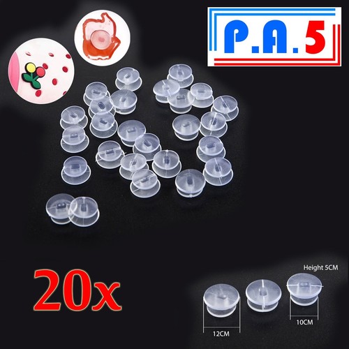 20x transparent buttons - 20x,
