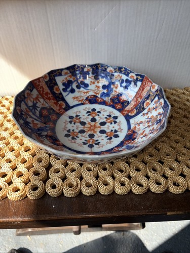 Antique japanese imari bowl - antique,
