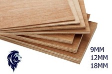 Hardwood Plywood Sheets 8x4 (2440x1220mm) 9MM / 12MM / 18MM BB/CC Graded