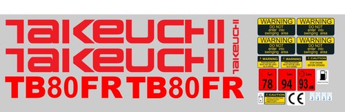 Takeuchi tb80fr mini - mini, digger
