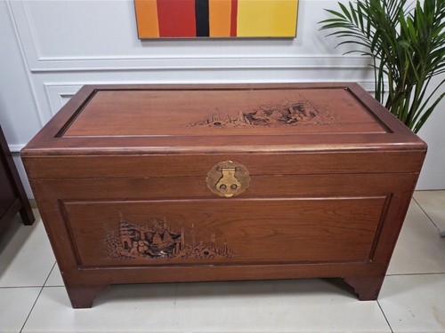 Antique large camphor wood - large,