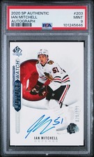 Ian Mitchell ? PSA 9 - 2020 SP Authentic FUTURE WATCH AUTO #/999 - Red Wings