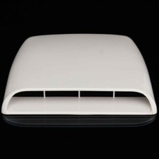 Vehicle Front Hood Decorative Air Flow Intake Scoop Turbo Bonnet Vent Cover ABS