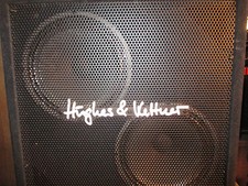 80's HUGHES & KETTNER CAB - 2 x 12" - CELESTION ROCKDRIVER SPEAKERS