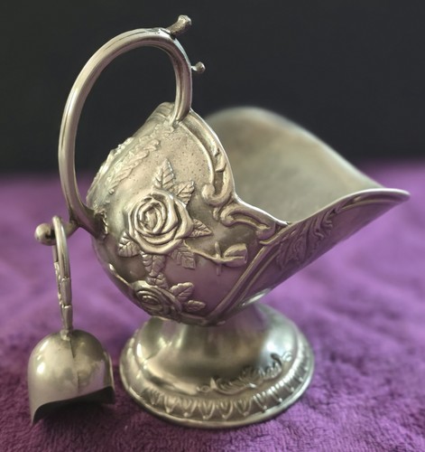 Vintage silver plated sugar - vintage,