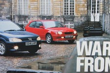 Original 1999 Autocar Group Test: RENAULT CLIO 16V, COROLLA G6R, PEUGEOT 106 GTi