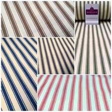 Canvas Power Loom 8mm Ticking Stripe 100% Cotton fabric 54" Wide M1040 Mtex