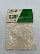 Vintage Smith's Men's Replacement Trouser Pocket Fine Twill No.529 NOS
