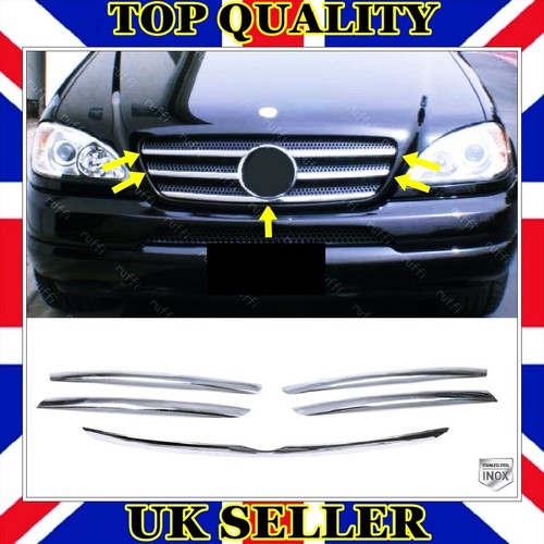 Chrome front grill pcs - chrome,
