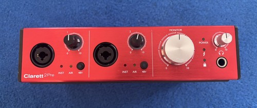 Focusrite clarett 2pre - focusrite, usb-c