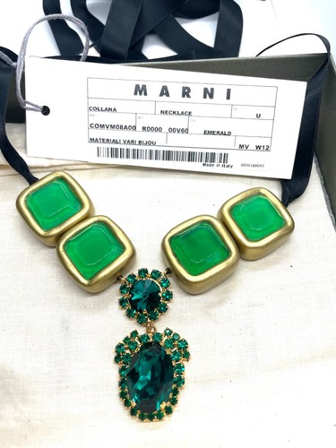 Marni emerald necklace made - emerald,