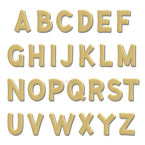 Large wooden letters - large,