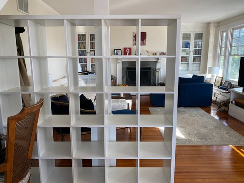 Ikea kallax shelfing and - , room