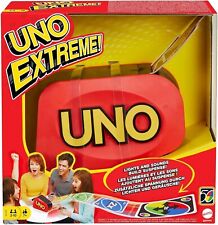 UNO Extreme Card Game Featuring Random-Action Launcher with Lights & Sounds & 11