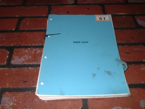 Genuine honda mbx 125f - 125f, factory