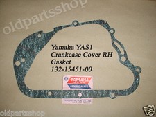Yamaha YL1 YAS2 YAS1 Crankcase Cover Gasket NOS AS1 AS2 YL1E GASKET 132-15451-00