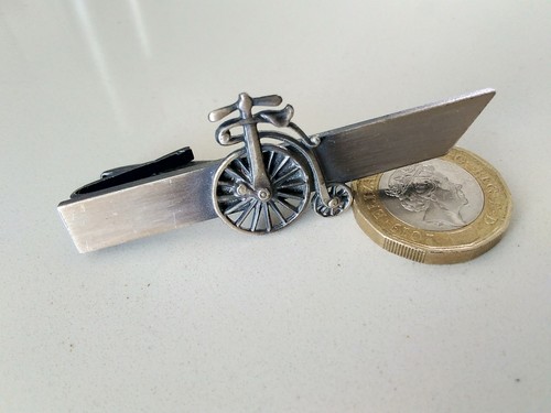 Penny farthing bicycle tie bar - bicycle,