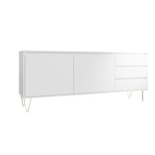 White 2-Door Sideboard Cabinet