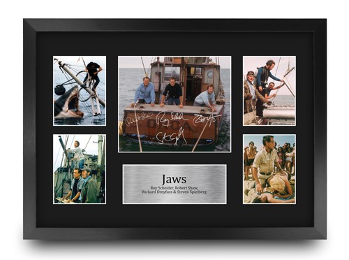Jaws cast signed pre - signed, a3
