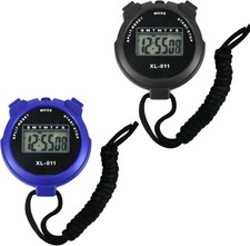 2pcs Digital Sports Stopwatch Timer Stopwatch Large Display Interval Training T