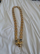 Mawi London Long Gold Coloured Statement Necklace