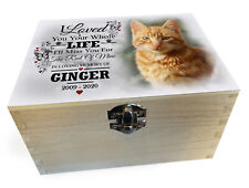 Personalised memorial pet urn