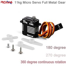 11kg Micro Digital Servo Motor Full Metal Gear 6.0-8.4V for Arduino Robot Car