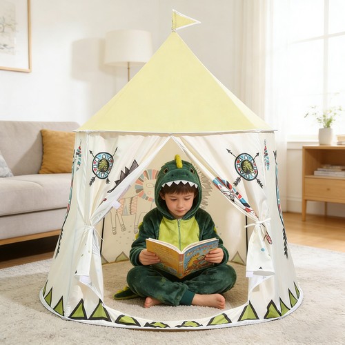 Large canvas kids teepee star - kids,