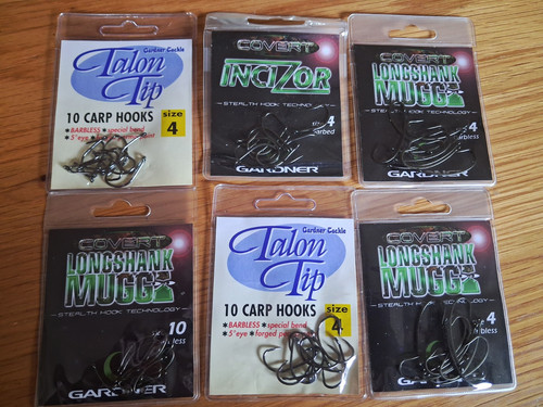 Carp hooks size 10 - hooks, &