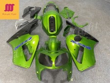 Fairing Kit for Kawasaki Ninja ZX12R 2000 2001 ABS Bodywork Green Black Cowl Set